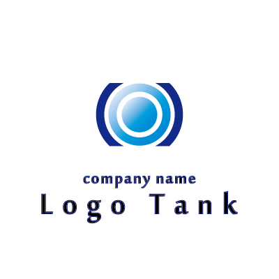 波紋のシンプルロゴ ロゴタンク 企業 店舗ロゴ シンボルマーク格安作成販売
