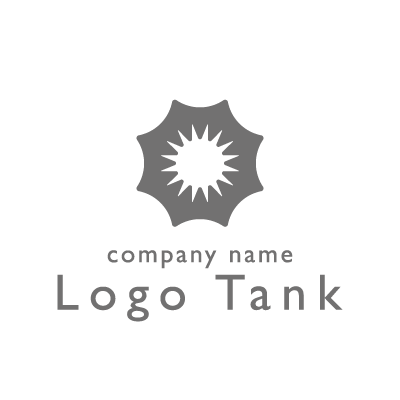 朝顔のフラワーロゴ ロゴタンク 企業 店舗ロゴ シンボルマーク格安作成販売