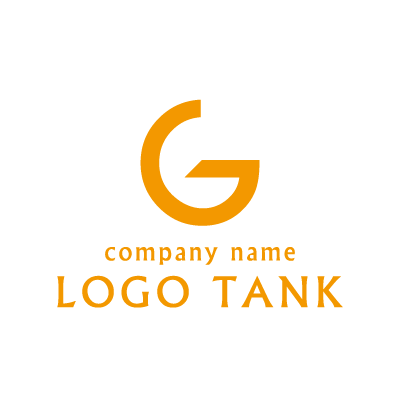 シンプルなGのロゴ