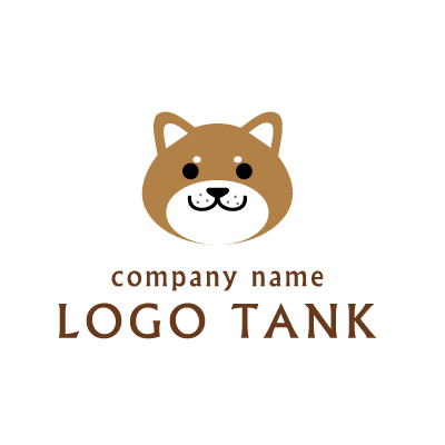 柴犬のキャラクターロゴ