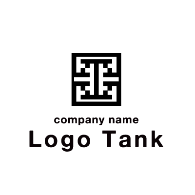 Qrコードの様なロゴ ロゴタンク 企業 店舗ロゴ シンボルマーク格安作成販売