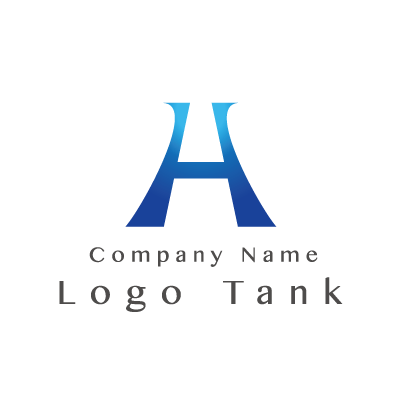 シンプルなHのロゴ H / ブルー / 上昇 / シンプル / クール / 建築 / 建物 / 製造 / IT / 士業 / ロゴ作成 / ロゴマーク / ロゴ / 制作 /,ロゴタンク,ロゴ,ロゴマーク,作成,制作