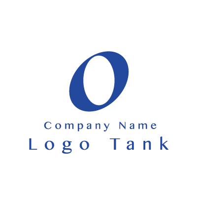 シンプルなOのロゴ アルファベット / O / 青 / シンプル / ナチュラル / クール / 建築 / IT / ネット / 通信 / ロゴ作成 / ロゴマーク / ロゴ / 制作 /,ロゴタンク,ロゴ,ロゴマーク,作成,制作