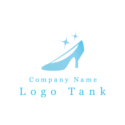 ガラスの靴がモチーフのロゴ ロゴタンク 企業 店舗ロゴ シンボル