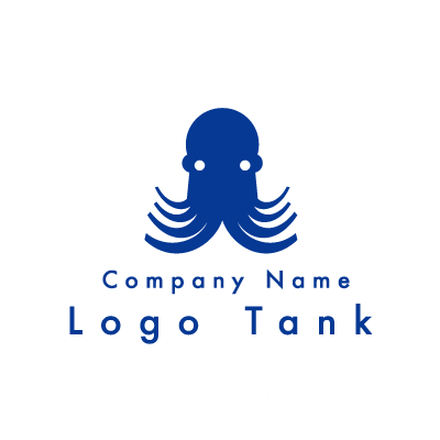 シンプルな蛸のロゴ