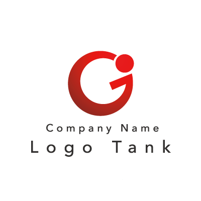 Gの文字がモチーフなロゴ 赤 / グラデーション / G / 日の丸 / 日本 / 和風 / シンプル / 建築 / IT / ネット / 通信 / ロゴ作成 / ロゴマーク / ロゴ / 制作 /,ロゴタンク,ロゴ,ロゴマーク,作成,制作