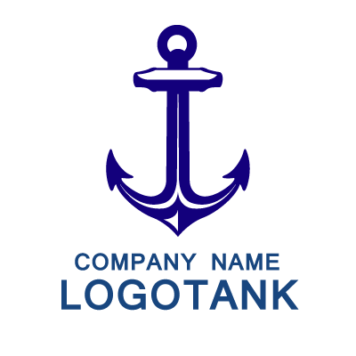 碇のデザインロゴマーク 碇 / イカリ / 船 / ヨット / 船舶 /,ロゴタンク,ロゴ,ロゴマーク,作成,制作