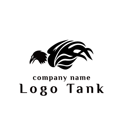 カラスのロゴ ロゴタンク 企業 店舗ロゴ シンボルマーク格安作成販売