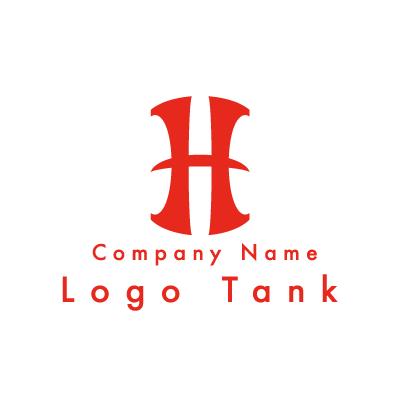 シンプルなHのロゴ