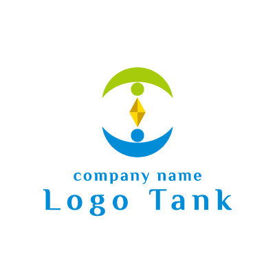 シンメトリーなシンプルロゴ ロゴタンク 企業 店舗ロゴ シンボルマーク格安作成販売
