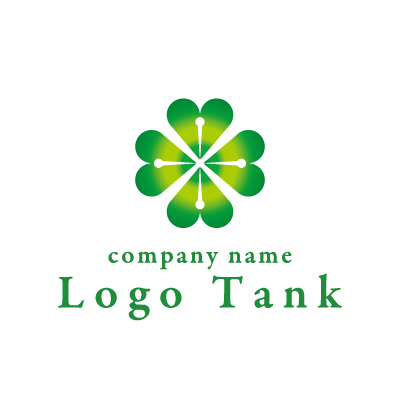 四つ葉のクローバー ロゴデザインの無料リクエスト ロゴタンク
