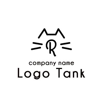 アパート看板に使用 猫を使ったロゴ ロゴデザインの無料リクエスト ロゴタンク