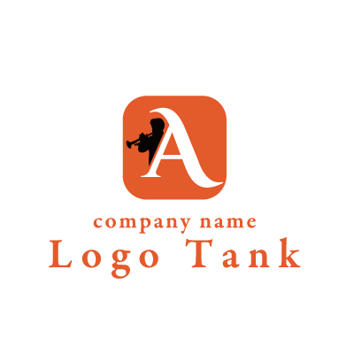 トランペットとトロンボーンのロゴ ロゴデザインの無料リクエスト ロゴタンク