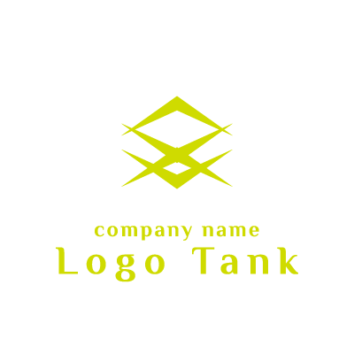 鋭角ラインのシンプルロゴ ロゴタンク 企業 店舗ロゴ シンボルマーク格安作成販売