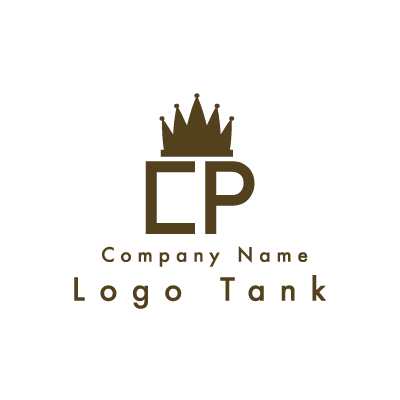 アルファベットのcとp クラウンを使ったロゴ ロゴデザインの無料リクエスト ロゴタンク