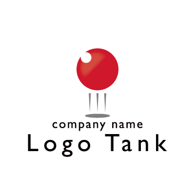 ボールが跳ねる様を表現したロゴ ロゴタンク 企業 店舗ロゴ シンボルマーク格安作成販売
