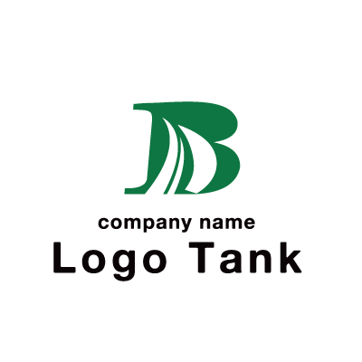 突き抜けるイメージの「B」ロゴ