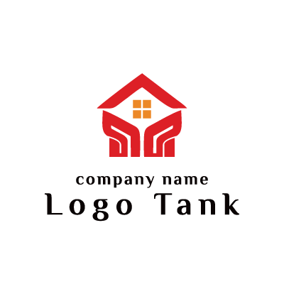 一戸建てのイラストロゴ ロゴタンク 企業 店舗ロゴ シンボルマーク格安作成販売
