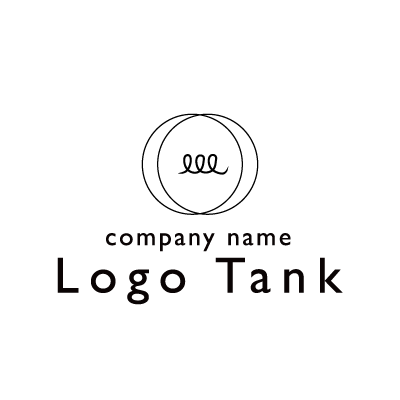 オシャレな円の図形ロゴ ロゴタンク 企業 店舗ロゴ シンボルマーク格安作成販売
