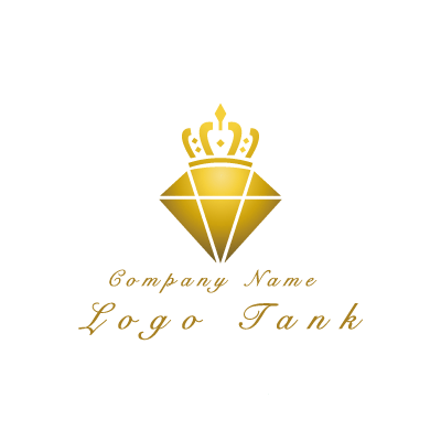 ダイヤと王冠のロゴ