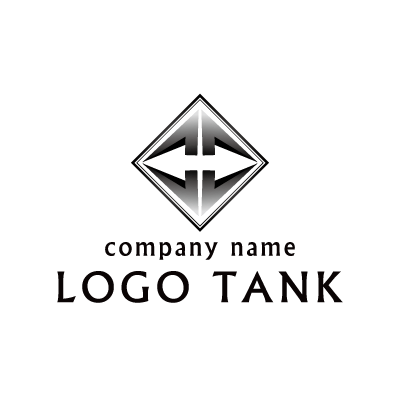 両矢印のロゴマーク ロゴタンク 企業 店舗ロゴ シンボルマーク格安作成販売