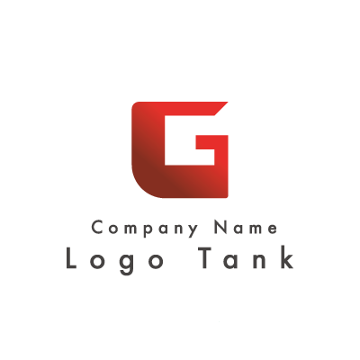 Gのロゴ 赤 / G / グラデーション / シンプル / スタイリッシュ / 製造 / 建築 / IT / ネット / ロゴ作成 / ロゴマーク / ロゴ / 制作 /,ロゴタンク,ロゴ,ロゴマーク,作成,制作