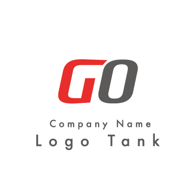 GとOのスタイリッシュなロゴ G / O / 赤 / シンプル / スタイリッシュ / バイク / 車 / ショップ / ロゴ作成 / ロゴマーク / ロゴ / 制作 /,ロゴタンク,ロゴ,ロゴマーク,作成,制作