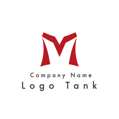 シンプルなMのロゴ 赤 / M / シンプル / クール / モダン / 製造 / 建築 / IT / 通信 / ロゴ作成 / ロゴマーク / ロゴ / 制作 /,ロゴタンク,ロゴ,ロゴマーク,作成,制作
