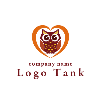 フクロウのロゴ ロゴタンク 企業 店舗ロゴ シンボルマーク格安作成販売
