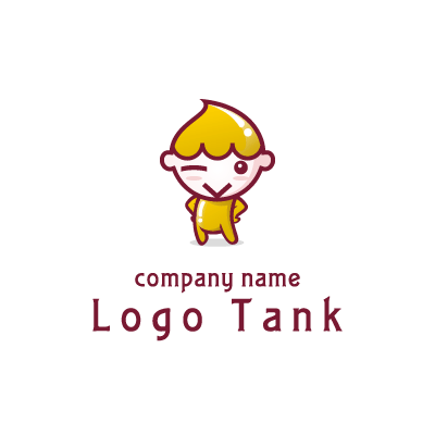 赤ちゃんキャラクターロゴ ロゴタンク 企業 店舗ロゴ シンボルマーク格安作成販売