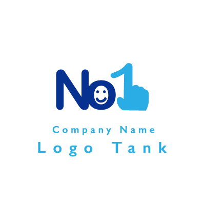 No1のロゴ ロゴタンク 企業 店舗ロゴ シンボルマーク格安作成販売