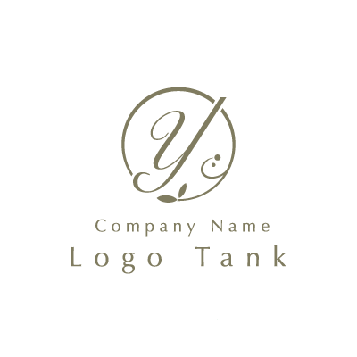エレガントなyのロゴ ロゴタンク 企業 店舗ロゴ シンボルマーク