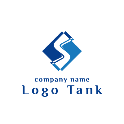 モダン スタイリッシュなsロゴ ロゴタンク 企業 店舗ロゴ シンボルマーク格安作成販売