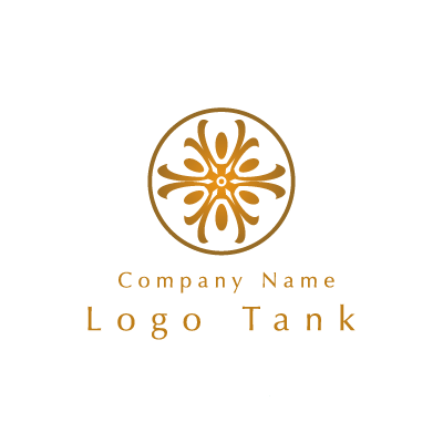 高級感あるゴールドのロゴ ロゴタンク 企業 店舗ロゴ シンボルマーク格安作成販売