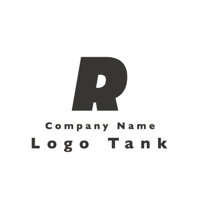 シンプルなrのロゴ ロゴタンク 企業 店舗ロゴ シンボルマーク格安作成販売