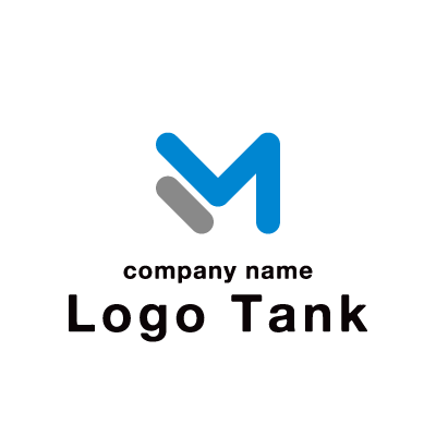 シンプルな「M」ロゴ