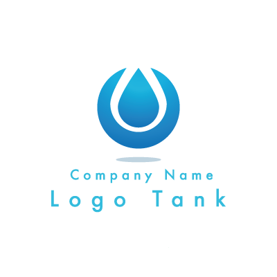 水のロゴ 青 / 水 / シンプル / モダン / 建築 / 水道 / ロゴ作成 / ロゴマーク / ロゴ / 制作 /,ロゴタンク,ロゴ,ロゴマーク,作成,制作