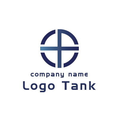 シンプルな円と のロゴ ロゴタンク 企業 店舗ロゴ シンボルマーク格安作成販売