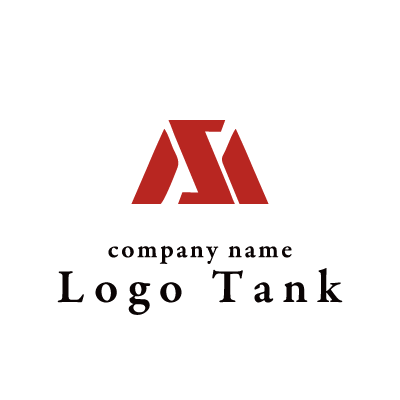 アルファベットaの重なりロゴマーク ロゴタンク 企業 店舗ロゴ シンボルマーク格安作成販売