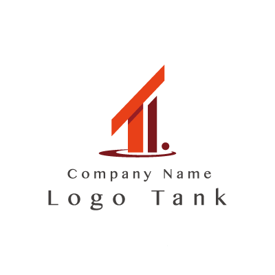 Tのロゴ 赤 / T / シンプル / クール / スタイリッシュ / 建築 / 製造 / IT / ロゴ作成 / ロゴマーク / ロゴ / 制作 /,ロゴタンク,ロゴ,ロゴマーク,作成,制作