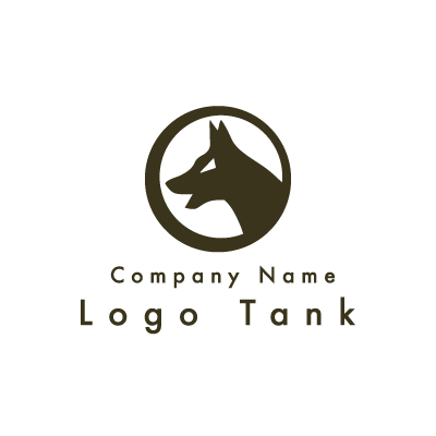 狼のロゴ ロゴタンク 企業 店舗ロゴ シンボルマーク格安作成販売