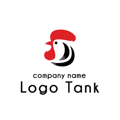 ニワトリの手書き風ロゴ ロゴタンク 企業 店舗ロゴ シンボルマーク