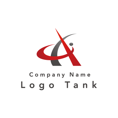 スタイリッシュなAのロゴ A / 赤 / シンプル / クール / スタイリッシュ / 建築 / 製造 / IT / 工業 / ロゴ作成 / ロゴマーク / ロゴ / 制作 /,ロゴタンク,ロゴ,ロゴマーク,作成,制作