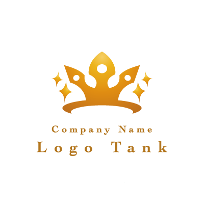 冠やティアラのロゴ ロゴタンク 企業 店舗ロゴ シンボルマーク格安作成販売