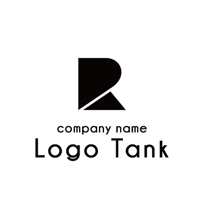 アールR のロゴ かわいい / ポップ / 黒色 / 単色 / 丸い / ピアノ / 音楽 / 歌 / 先生 / ロゴ / ロゴデザイン / ロゴ制作 / ロゴ作成 /,ロゴタンク,ロゴ,ロゴマーク,作成,制作