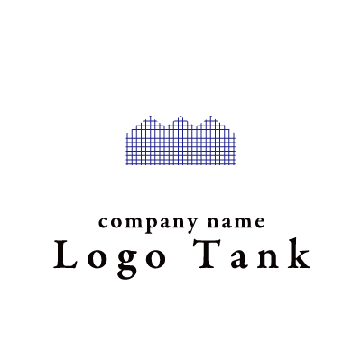 工場屋根のロゴ