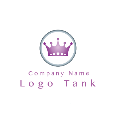 紫の王冠のロゴ