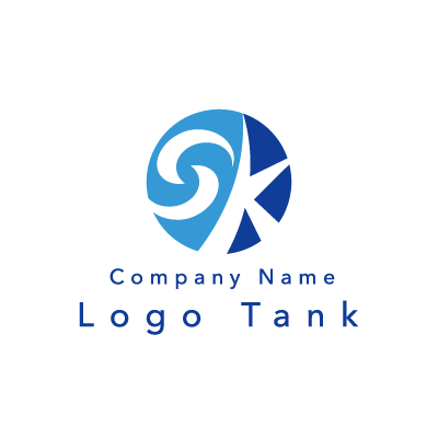 SとKのロゴ S / K / 青 / シンプル / クール / 製造 / IT / 建築 / ネット / ロゴ作成 / ロゴマーク / ロゴ / 制作 /,ロゴタンク,ロゴ,ロゴマーク,作成,制作