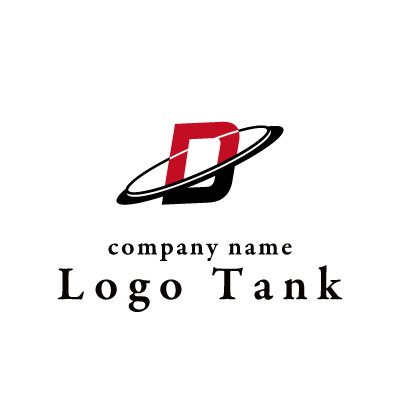 「D」を中心に回るイメージを表現したロゴ
