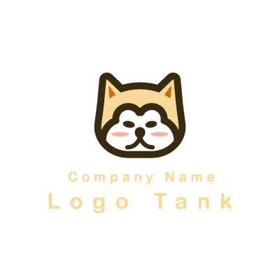 秋田犬のロゴ ロゴタンク 企業 店舗ロゴ シンボルマーク格安作成販売